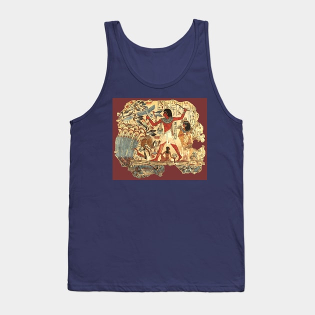 Fowling in the nile marshes Tank Top by Mosaicblues